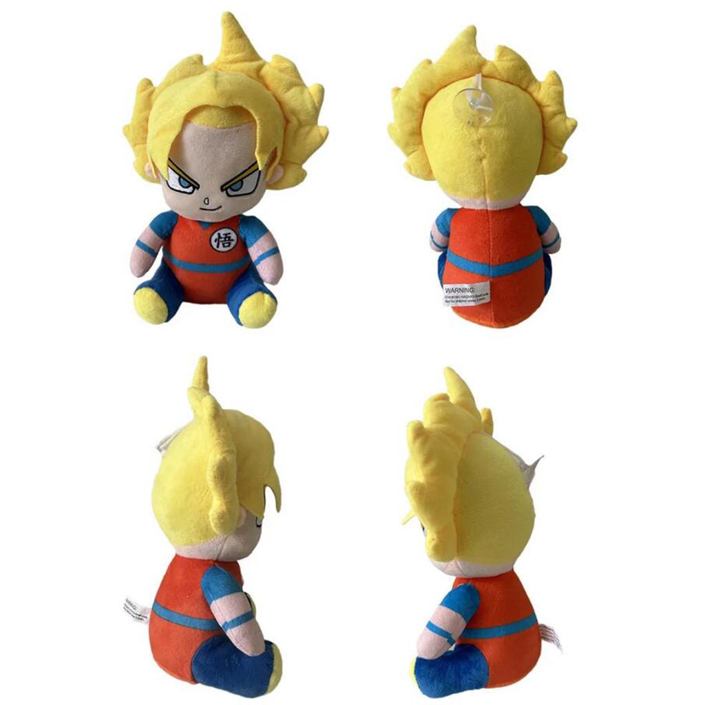 25cm Dragon Ball Plush Toy Japanese Anime Goku Vegeta Cartoon Character Doll Padding Classic Cute Beautiful Gifts For Kids Toys