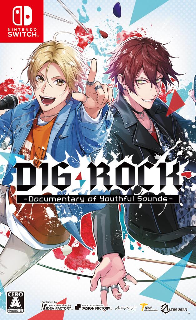 Молодежный квадратный стикер [Switch] DIG-ROCK -Документальные звуки-