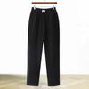 Vintage Manchesterbyxor Förtjockade Byxor Dam Höst Vinter Nya Svarta Mode Långbyxor Hög Midja Lediga Lös Haremsbyxor