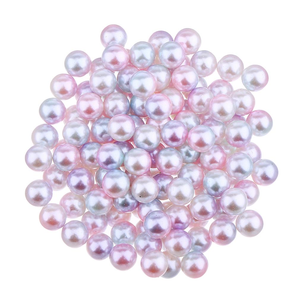 1000 Piece 4mm Colored Imitation Pearl ABS Plastic Loose Beads DIY Jewellery