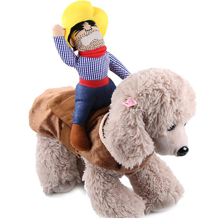 Funny Dog Cosplay Clothes Halloween Costume Puppy Kitty Cowboy Santa Claus Snowman Pet Novelty Party Outfits