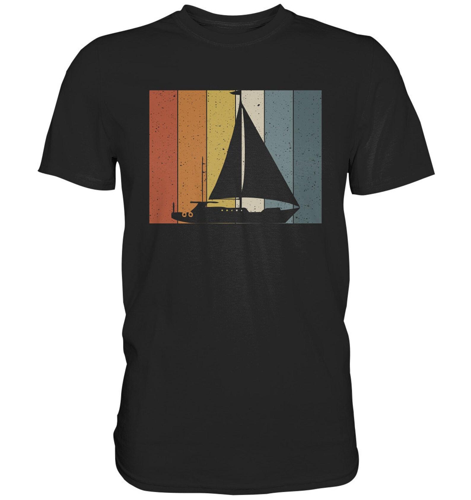 Sailing Retro Sailboat Sailor Gifts - Vintage Premium Shirt S