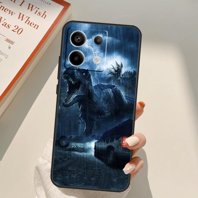 Jurassic Dinosaur Funda For Xiaomi Redmi Note 13 10 11 12 14 15 Pro Plus Case For Redmi 15 15C 13C 12C 10C 14C