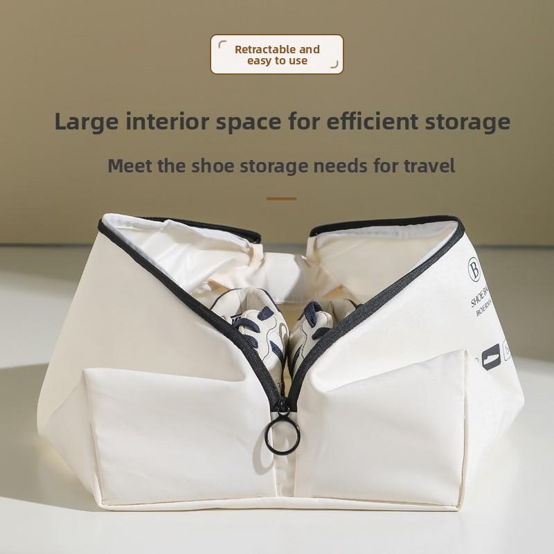 Bolsa de almacenamiento de zapatos de viaje, bolsa de almacenamiento de equipaje de gran capacidad para viajes de negocios, bolsa para zapatos a prueba de moho y humedad