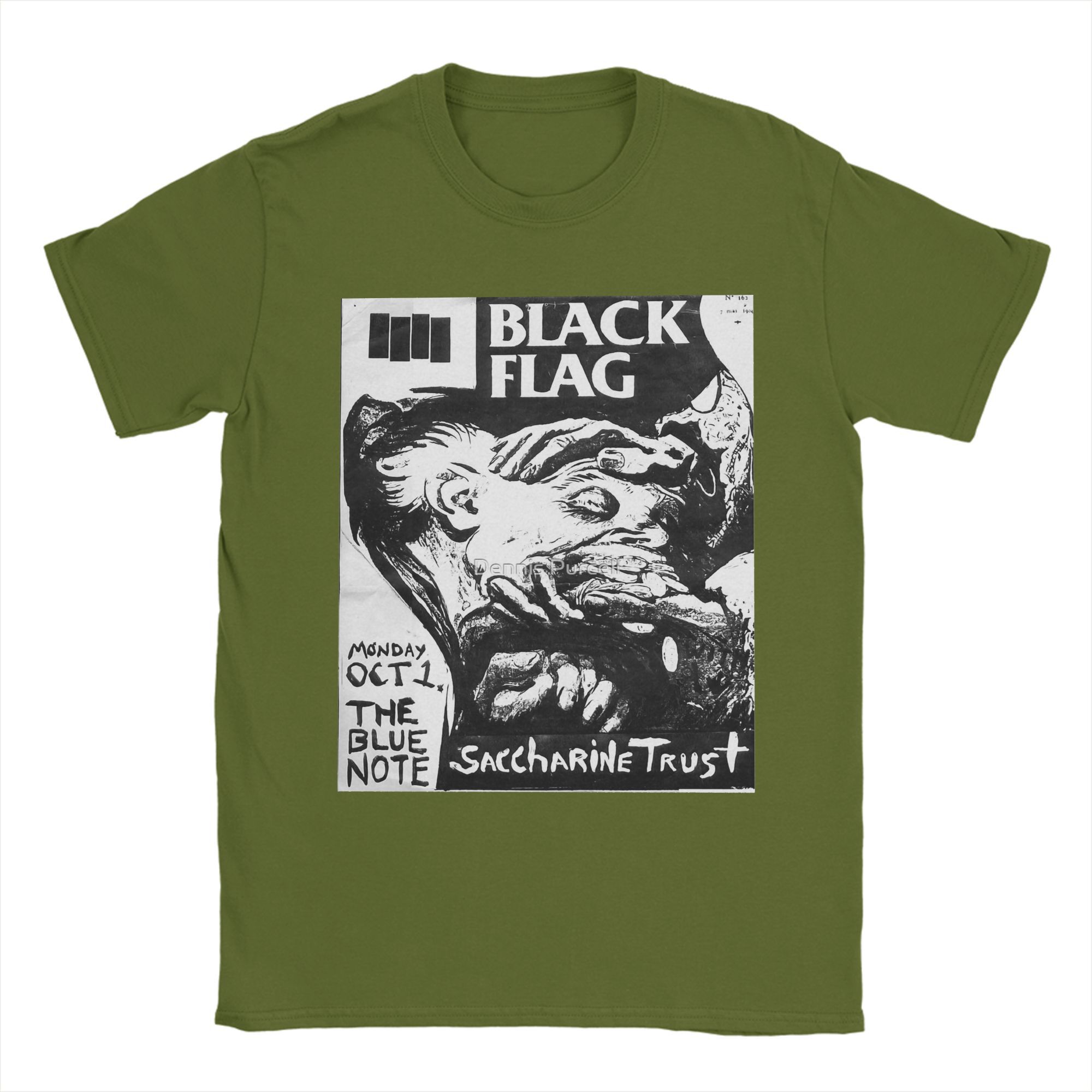 

Футболки с флаером на концерт Black Flag для мужчин и женщин, из чистого хлопка, винтажная футболка, футболка с круглым вырезом, с коротким рукавом, топы больших размеров 4XL