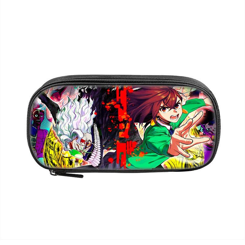 Dandadan Pencil Case With Polyester Material For Students And Kids