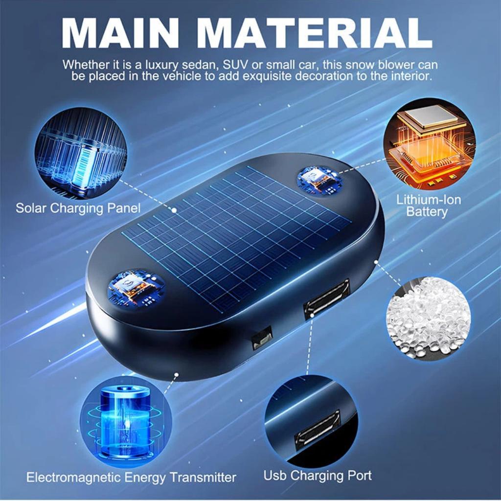 Antifreeze Snow Removal Device for Car Windshields and Rearview Mirrors - Portable Antifreeze Tool