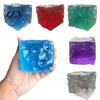 Stress Reduction Toy Shapeable Cheese Cube Squeeze Toy, Anxiety Relief Block Sensory Fidget Fake Pinch Home Office Relaxation Tool Hand Exercise