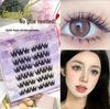 Lotus Elf Girl Glue-Free Removable False Eyelashes - Super Fine Lightweight Single Cluster