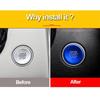 For Hyundai Tucson NX4  2022 2023 Hybrid N Line Car Start Stop Engine Ignition Push Button Cover Trim Stickers Accessories