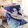 Anime The a-Apothecary d-Diaries J-Jinshi Sama Flannel Warm Soft Plush Blanket for Sofa Living Room Office Bedroom Travel Gift