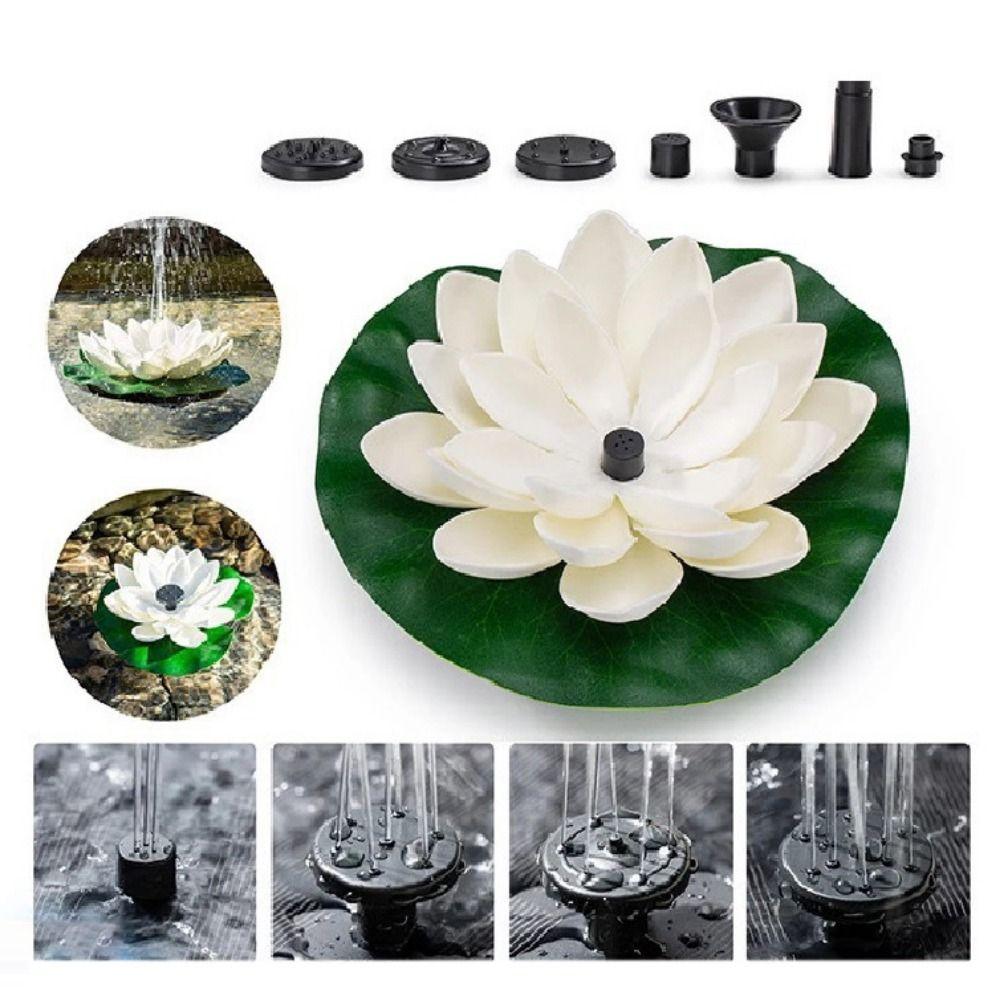 for Pool Pond Decoration Water Fountain Floating Garden Fountain Bird Bath Fountain Solar Fountain