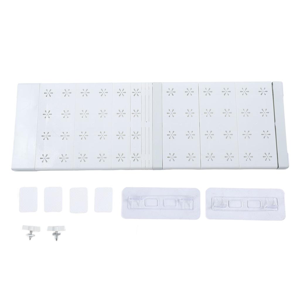 Expandable Closet Tension Shelf Punch Free 20KG Full Coverage Adjustable Wardrobe Dividers for