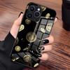 Luxury Bitcoin Phone Case For IPhone 17 Pro Max 15 Pro 16 14 Plus 12 13 Mini 11 Pro Shockproof Glass Cover