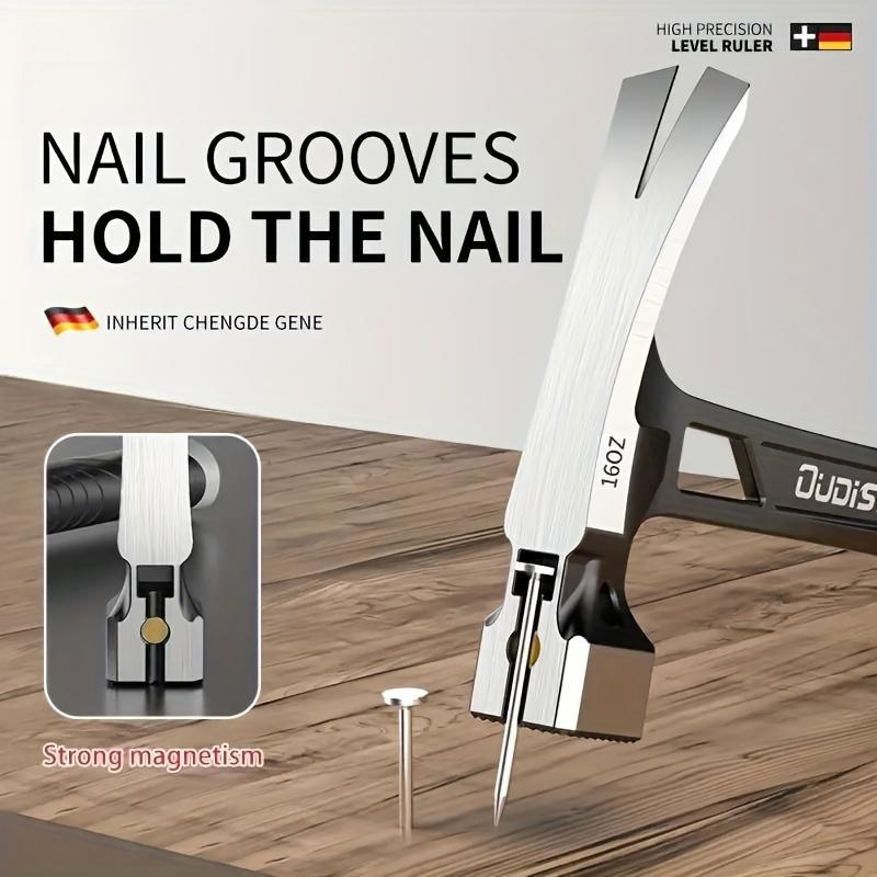 1pc Professional Woodworking Mallet - Integral Molded Anti-Vibration Handle, Non-Slip Multi-Functional Hammer for Carpentry