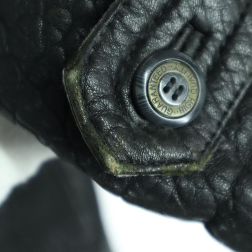 Graham Hill Long Sleeve Leather Coat F Black Sheep Leather Men's Used