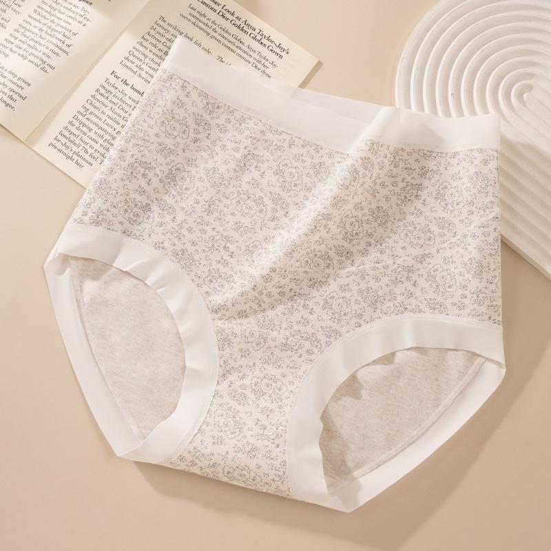 Ladies Spring and Autumn Cotton Medical Grade 10A Antibacterial Crotch High Waist Maternity Underwear