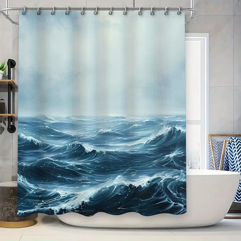 

Luxury Galaxy Shower Curtain Set with Sparkly Gold Foil Modern Bathroom Decor for Home Bath Accessories 90x180cm