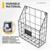 A78U Wire Mail Basket - Wall Mounted Hanging Folder/Document Organizer - Economic & Easy to Install Tray for Home Office & More