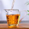 Shangqi High Borosilicate Glass Gongdao Cup with Yellow Jade Handle