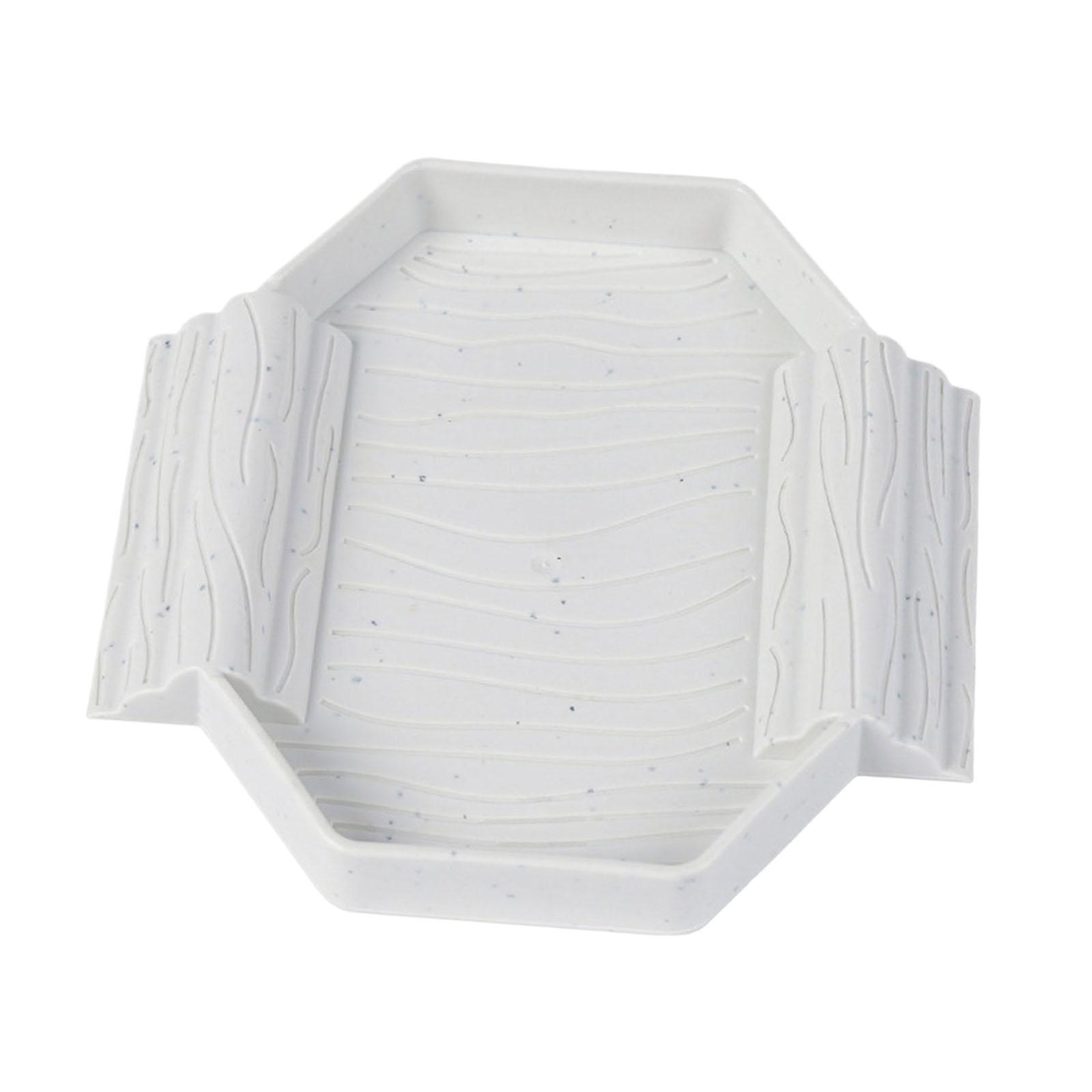 

Reptile Water Bowl with Double Ladder Fish Tank Decoration Reptile Bathing Pool