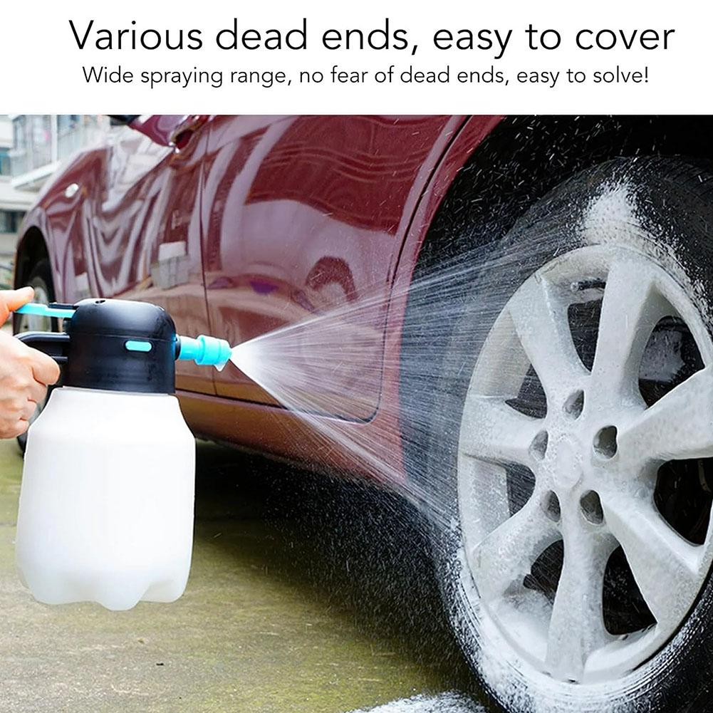 Electric Foam Sprayer Handheld Foam Bottle Rechargeable For Car Washing