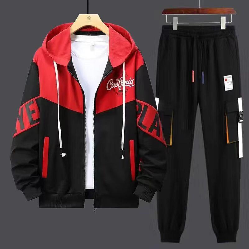 Men's Trendy Hooded Cardigan - Casual Loose Fit Sweatshirt for Spring & Autumn