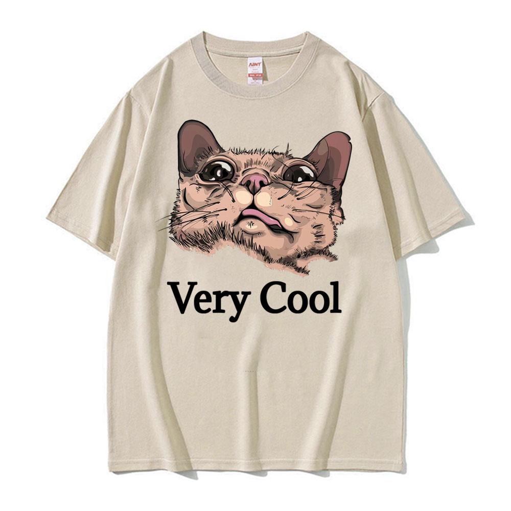 Gumbus Very Cool Funny Cat Meme T Shirt Men Women Fashion Kawaii Cute Short Sleeve Tshirts Summer Casual Tshirt Streetwear