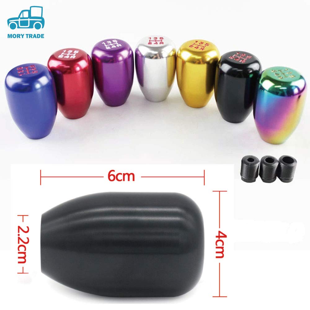 Morytrade MT Shift Knob for Cars, Light Trucks, Light Tigers, Aluminum, 5-Speed, General Purpose (Majora)