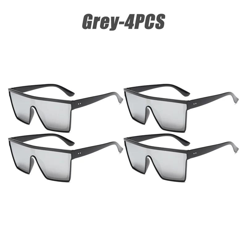 2025 New Fashion High Quality Square Glasses Frame Big Frame Retro Cyberpunk Color Film Sunglasses for Men and Women