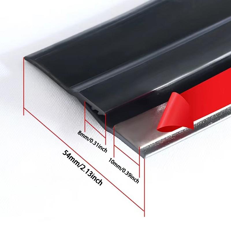 Home Window Water Blocking Bar Waterproof Rainproof Water Guide Plate TPE Sliding Window & Door Blocking Board Sealing Strip
