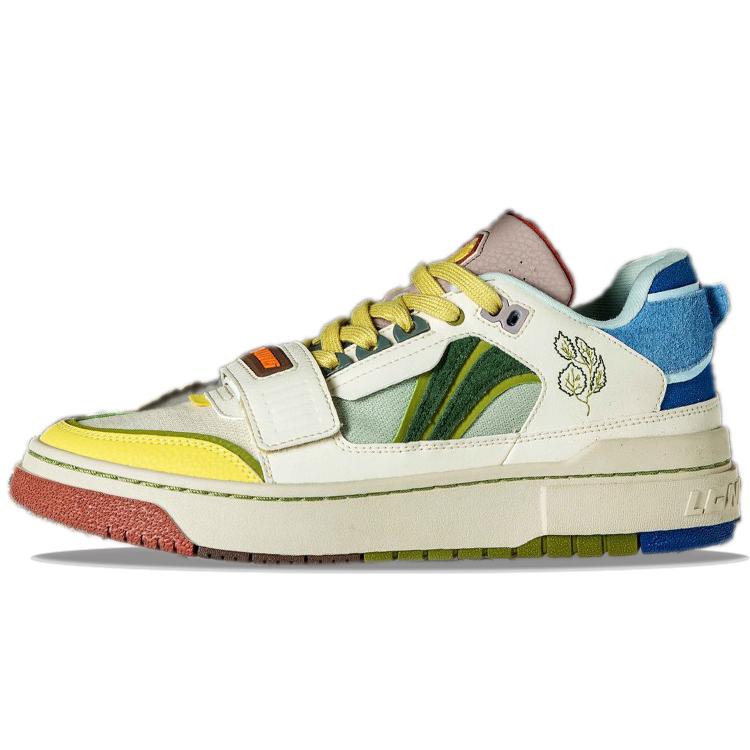 

Li Ning Rookie Low top Basketball Shoes Men s Beige Yellow Blue ABCS027-15(S-BOX) 42