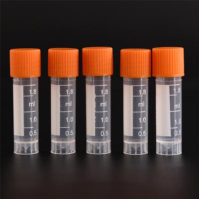 20Pcs 1.8Ml Screw Capsule Bottles Blending Lab Analyze Centrifuge Serum Tubes