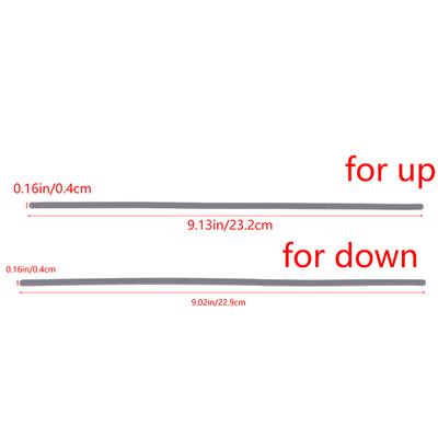 1/2Pcs Rubber Strip Laptop Bottom Shell Cover Foot Pad For Hp Elitebook X360 830 G5 G6 Non-Slip Bumper Feet Strips Laptop Tools