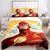 3pcs Flash Superhero Cover Set,Soft Comfortable Duvet Cover,Guest Room (1*Duvet Cover + 2*Pillowcases, Without Core) Yy251024056