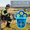 Rope Pulley 30KN Heavy-Duty System Ascender Climbing Equipment For Rescue Rigging Slackline Tree Backyard Rappelling