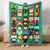 Minecraft Blanket Warmthful Decor Perfect for Bed Seaside Office for All Seasons Warmthful Decor Suitable for Gifting Relatives and Friends