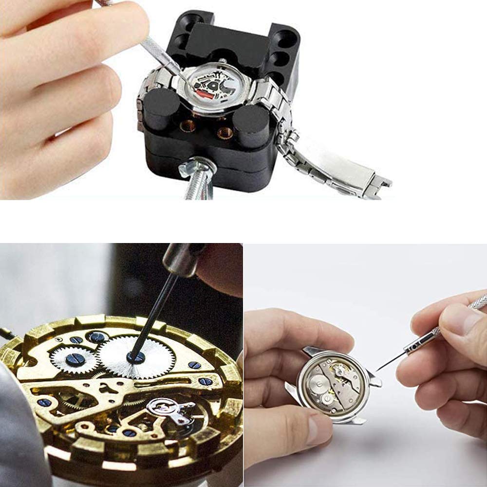 Epuda Store Precision Flathead Watch Tool Set for Battery Strap Watch and Glasses Repair Screwdriver, Kit, 5-Piece Change, Adjustment,