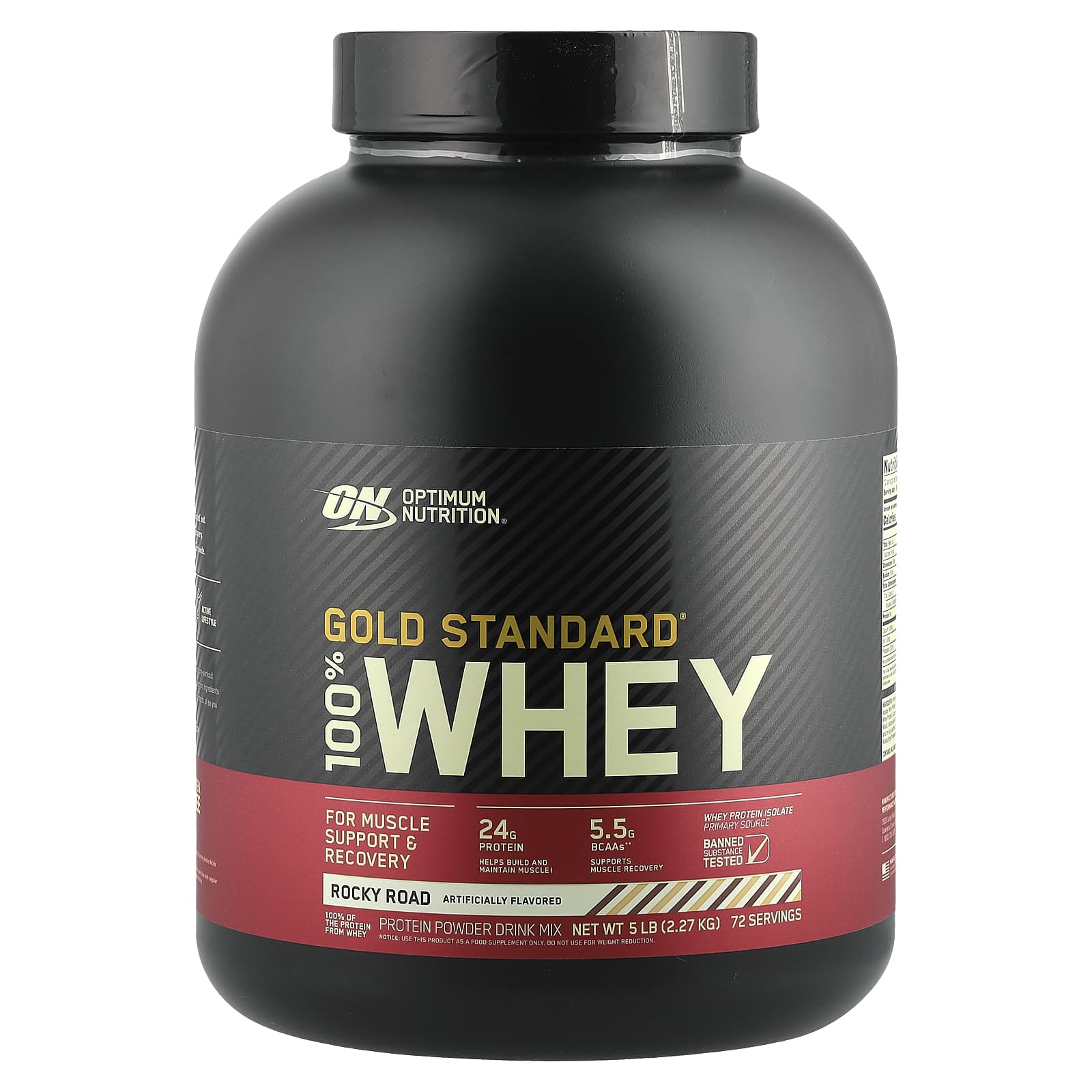 

Gold Standard 100% Whey, Rocky Road Flavor, 2.27Kg(5Lb)