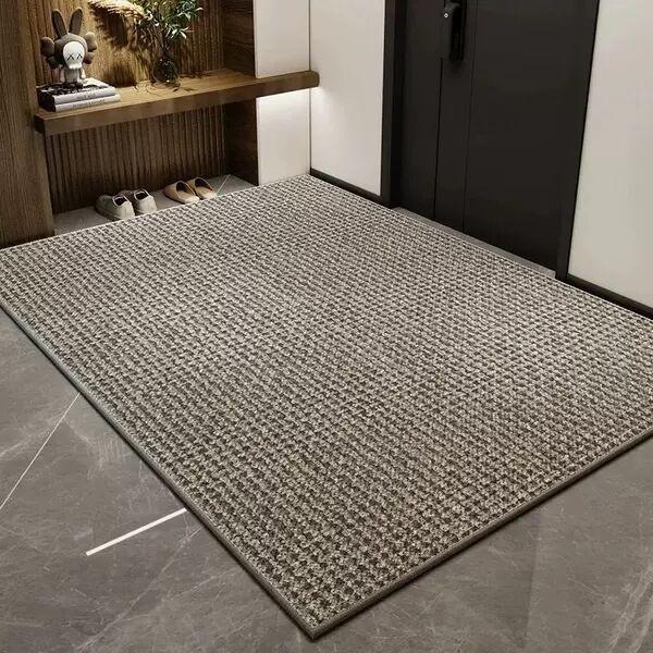 Simple Household Entry Door Floor Mat, Porch Mat, Advanced Sense, Dirt-Resistant Anti-Skid Ring, Velvet Can Be Cut Carpet