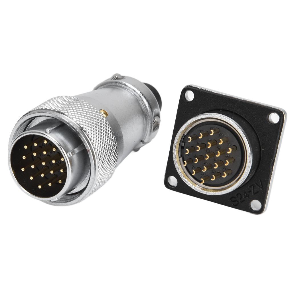 WS24 Aviation Connector Stable High Temperature Resistance Explosionproof Male Plug Female Socket Co