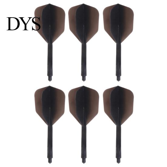 Durable Dart Tail 6Pcs Professional Precise Flying Indoor Outdoor 2Ba 4Ba Integrated Shaft Flight Transparent Plastic Replacement Accessories