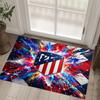 Atletico Madrid Design Crystal Velvet Carpet Cozy Non?Slip Printed Rug For Bedroom Living Room Entrance