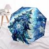 1pc Winter Christmas Tree Automatic Folding Umbrella - Design, Durable Iron Frame for Travel, Outdoor, Beach Fashion Accessory a0920049