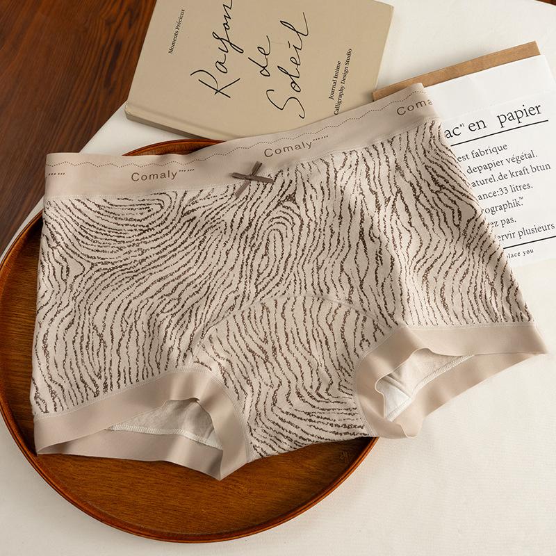 Девочки Весна Осень Маленький Леопардовый Принт Чистый Хлопок Антибактериальные Трусики с Ластовицей L