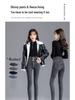 High-Waist Skinny Velvet-Lined Jeans - Women's Casual Japanese Korean Style, Autumn/Winter 2025.