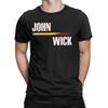 Men Movie John Wick Pencil T Shirts  Cotton Tops Funny Short Sleeve Crewneck Tees Gift Idea T-Shirts