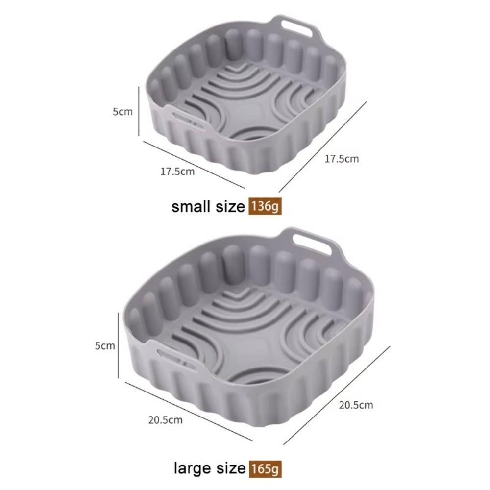 Non-stick Oven Trays with Handle Air Fryer Mat New Kitchen Baking Mold