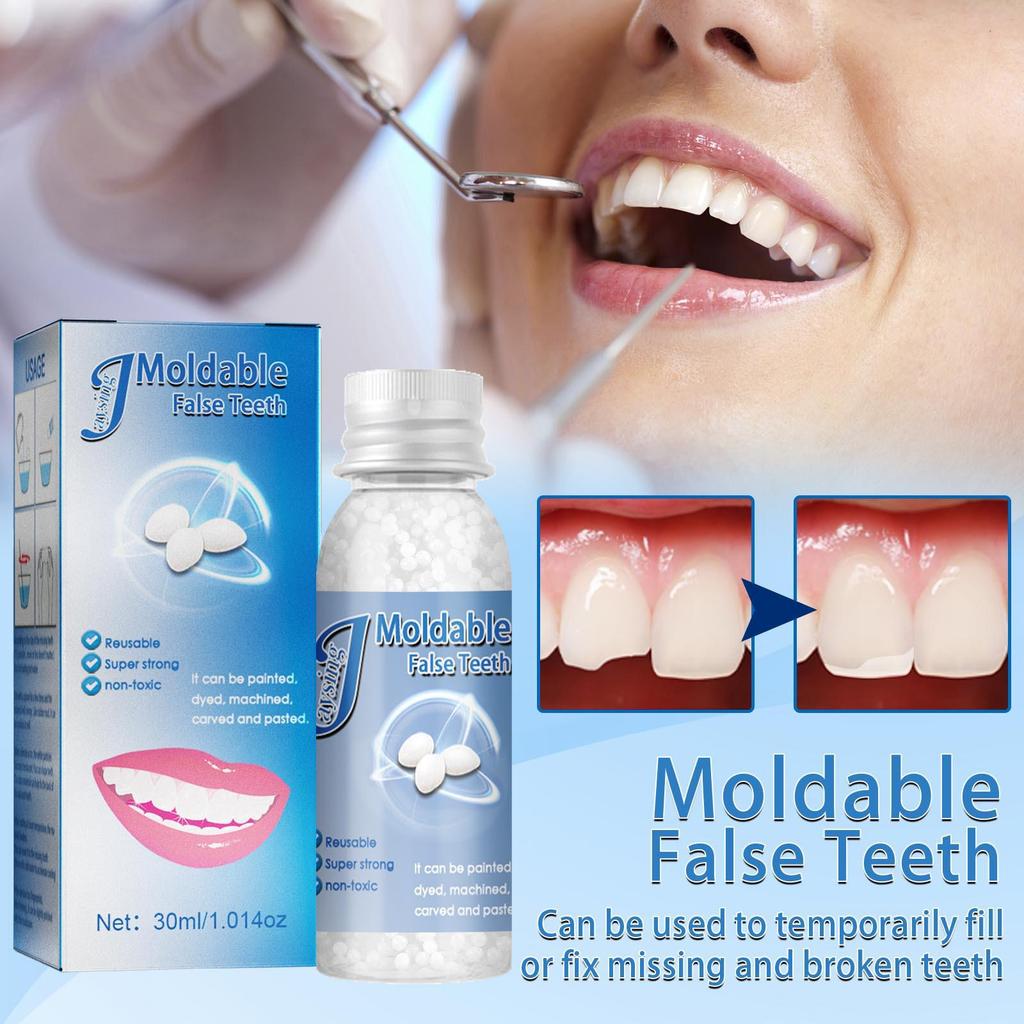 Dental Repair Kit: Plastic Dentures  Tooth Glue  Temporary Fillings  False Fillings  Broken Tooth Repair  Gap Filler  Film & TV Makeup Modifications