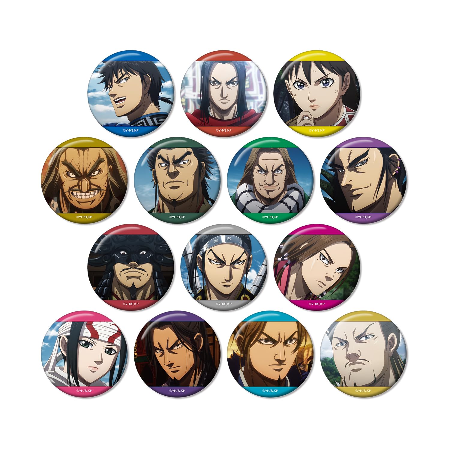 Аниме [Королевство] Сцена торговли Значки-банки Набор из 14 шт.